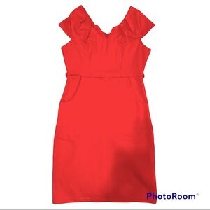 Y2K Seduction Mini Dress – Red, Empire Waist, Size Small 🔥